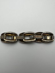 BY CORO-Sterling CRAFT Link Design Bracelet  11.97g