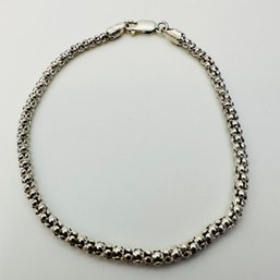 Italy  ISS Sterling Silver Bracelet, 3.02 G.