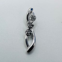 SUN-sterling Silver Pendant With Beaded Detail, 1.27 G.