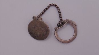 Sterling Key Chain With Back Clip 9.6g