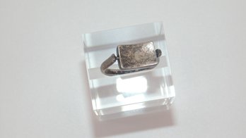 Sterling Swivel Horse Stirrup Ring 6.7g Size 8.25