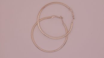 Sterling Hoop Earrings 5.3g