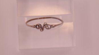 Sterling Scroll Ring .6g Size 7.5