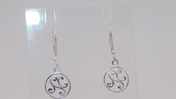 Sterling Dangle Earrings 1.3g