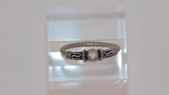 Sterling Rope And Ball Ring 2.0g Size 8