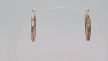 Sterling Hoop Earrings 1.3g