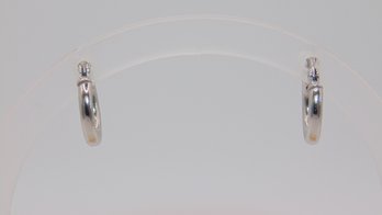 Sterling Hoop Earrings 1.2g