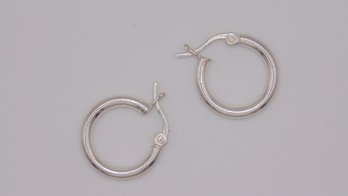 Sterling Hoop Earrings 2.4g