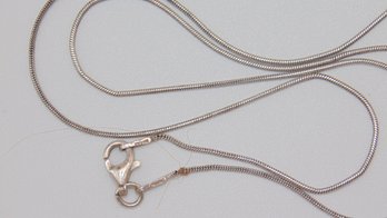 Sterling Snake Chain Necklace 3.2g