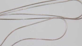 Sterling Box Chain Necklace 2.5g