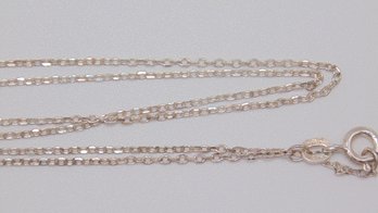 Sterling Cable Chain Necklace 1.7g