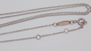 Sterling Cable Chain Necklace 1.6g