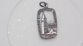 Sterling Henry Ford Museum Pendant 3.7g