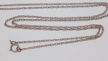 Sterling Cable Chain Necklace .9g