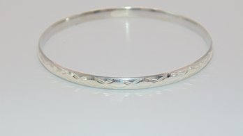 Sterling Bangle Bracelet 6.7g