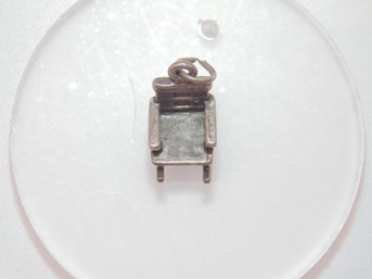 Sterling Rocking Chair Charm/ Pendant 2.2g