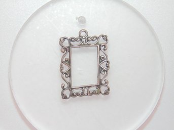 Sterling Picture Frame Charm 1.0g