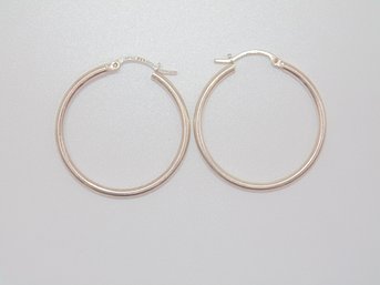 Sterling Hoop Earrings 2.8g