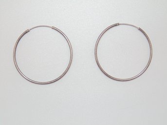 Sterling Huggie Hoop Earrings 1.2g