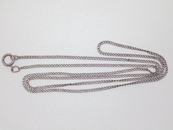 Sterling Curb Chain Necklace 1.5g