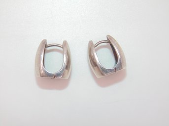 Sterling Huggie Earrings 6.6g