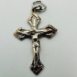 ALT-sterling Silver Cross Pendant With Jesus Engraved INR 2.12 G.