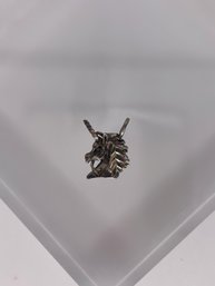 Sterling Silver Unicorn Charm .86g