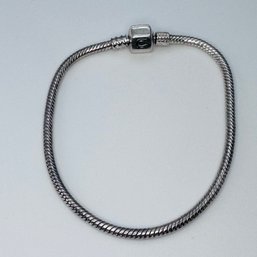 CHAMILIA Sterling Silver Round Snake Chain Bracelet, 13.36 G.