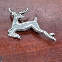 Reindeer Brooch - Mexico Silver - 4.47 Grams