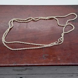 30' Sterling Rope Chain - 13.29 Grams