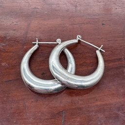 Simple Sterling Silver Hoops - 11.40 Grams