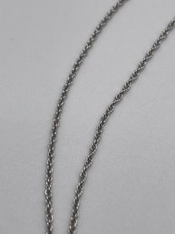 18  In. Sterling Rope Chain 2.1g