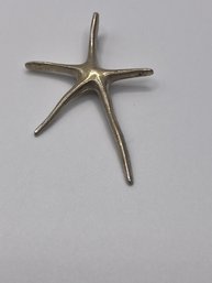 Vintage Sterling Starfish Pendant 3.28g
