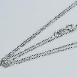 HAN Sterling Silver Cable Chain Necklace. 1.06 G.