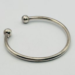 Sterling Silver Open Bangle Bracelet 7.4 G