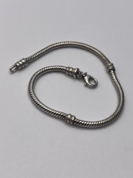 Vintage 8  Sterling Rope Bracelet 11.2g