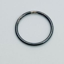 Sterling Silver Simple Band. Size 4.5. 0.73 G.