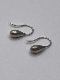 Sterling  Teardrop Earrings 4.62g