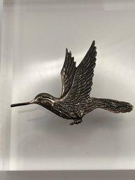 Sterling Silver Bird Brooch