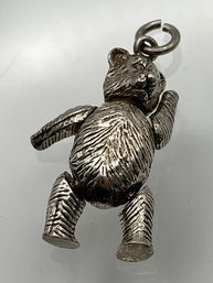 Sterling Silver Articulated Bear