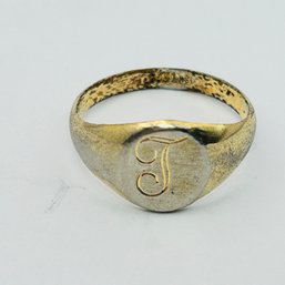 14 KT HGE  Initial Ring T Size 5, 1.39 G