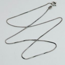 AGI Italy, Sterling Silver Box Chain 2.59 G