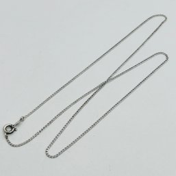 Sterling Silver Flat Curb Chain 1.59 G