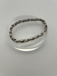 Sterling Silver Infinity Bracelet 14.45g