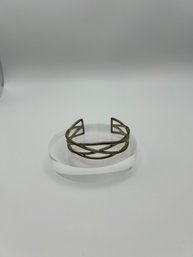 Sterling Silver Criss Cross Cuff Bracelet 14.43g