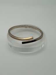 Italy Dyadema Sterling Silver Hinged Cuff Bracelet 7.61g