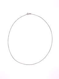 Sterling Box Chain Necklace 1.5g