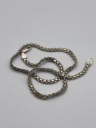 Italy -  Sterling Link Chain 12.66g.      16 Long