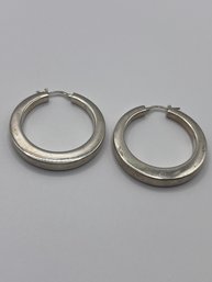 Sterling Big Hoop Earrings 11.61g
