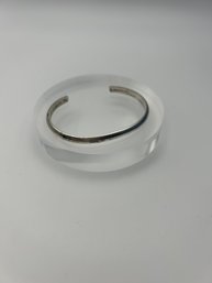Handwrought Sterling Silver Cuff Bracelet 11.93g